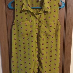 Xhilaration women’s chiffon tank blouse